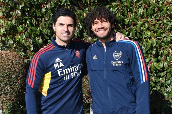 النني وأرتيتا - أرسنال